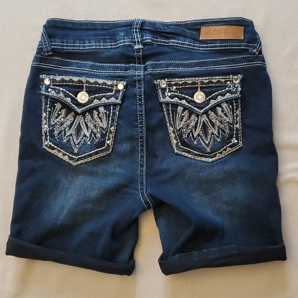 WallFlower Midi Jean Shorts-Sz 7